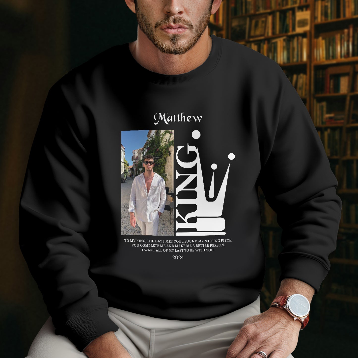 Couple - King & Queen - Personalized Shirt
