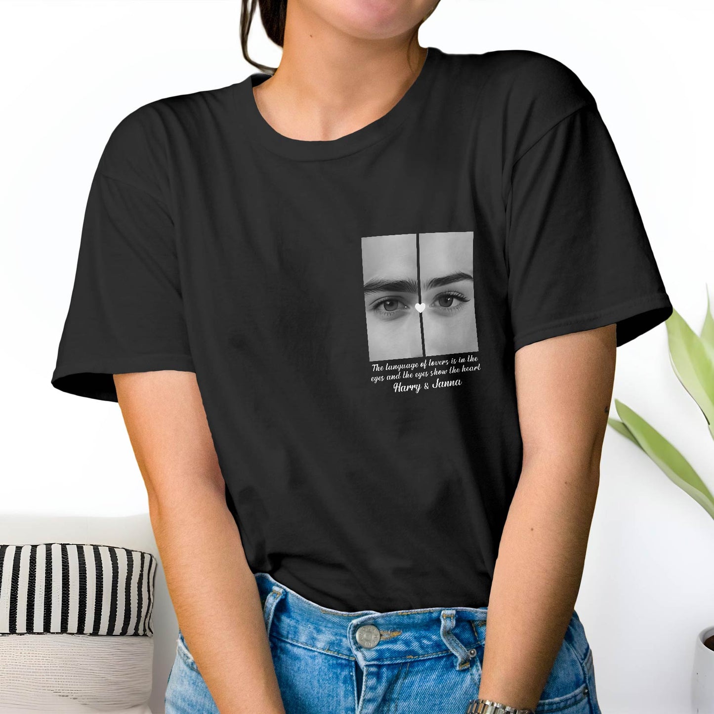 Couple - I Love You, In Amount Of Your Winks - Personalized T-shirt, Sweater & Hoodie