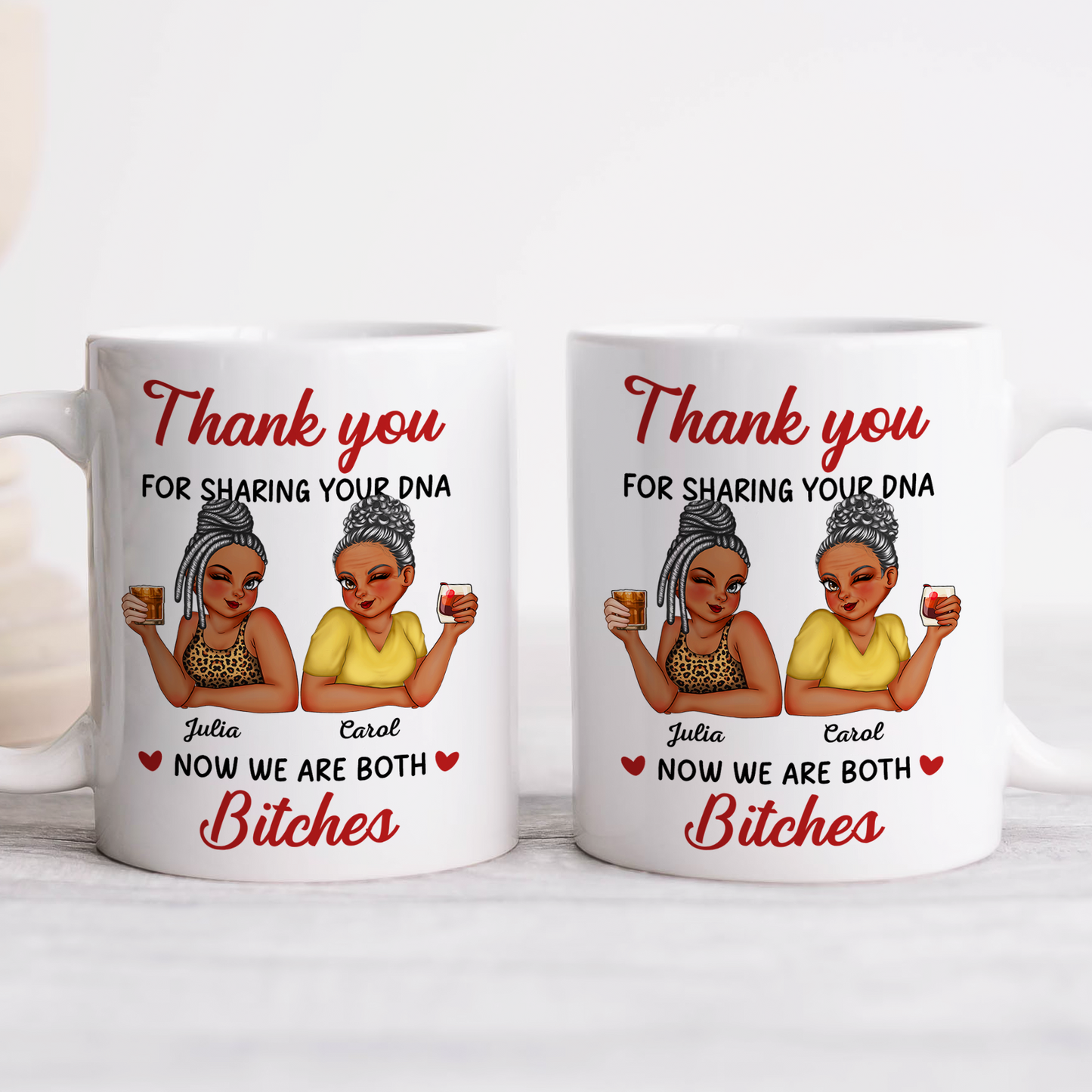 Mother - Thanks For Sharing Your DNA - Personalized Mug