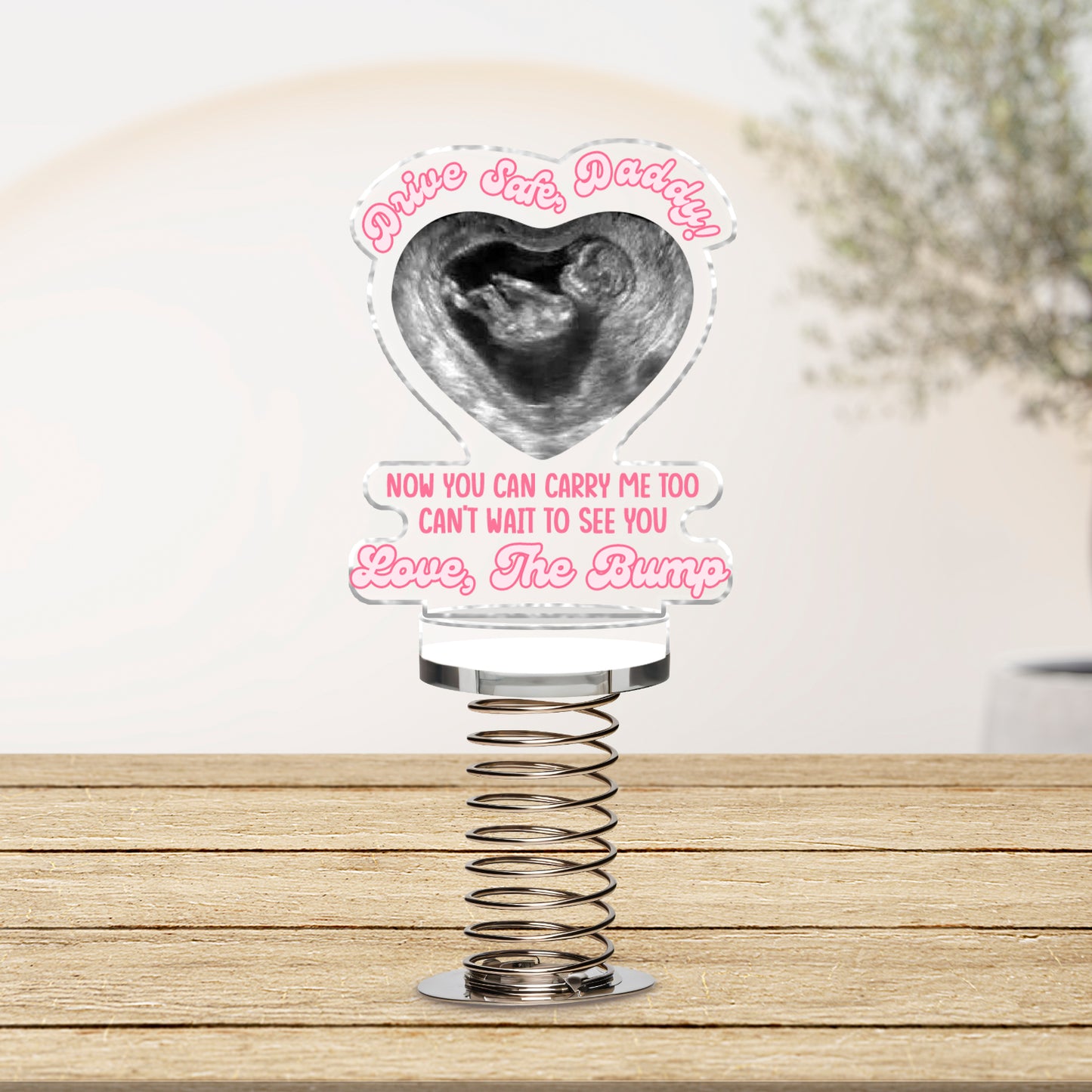 Father - Drive Safe, Daddy! - Personalized Shaking Standee