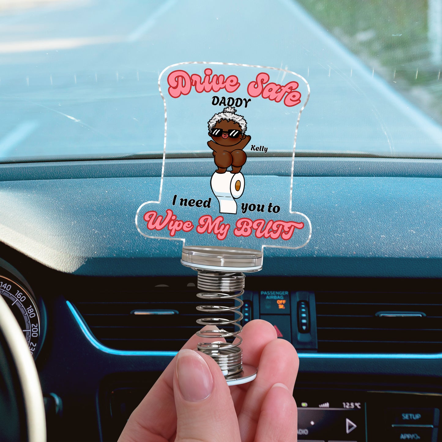 Father - Drive Safe Daddy - Personalized Shaker Acrylic Standee