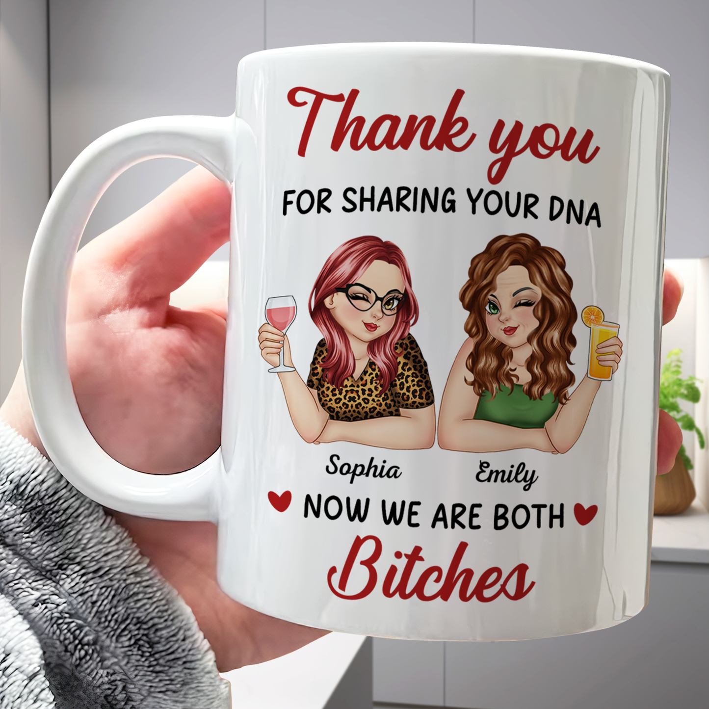 Mother - Thanks For Sharing Your DNA - Personalized Mug