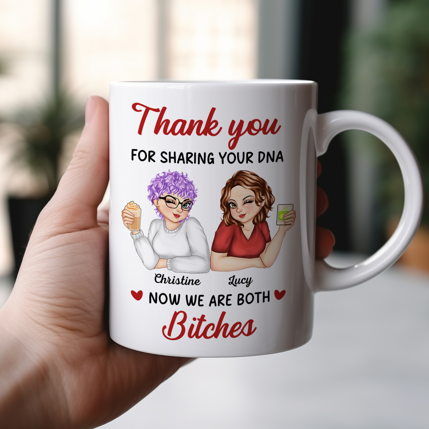 Mother - Thanks For Sharing Your DNA - Personalized Mug