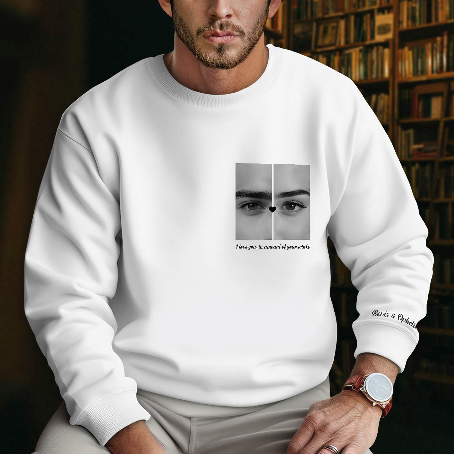 Couple - I Love You, In Amount Of Your Winks - Personalized T-shirt, Sweater & Hoodie