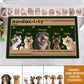 Pet Lover - Audacity (Noun), Not Calling Or Texting Before Stopping By - Personalized Pet Doormat