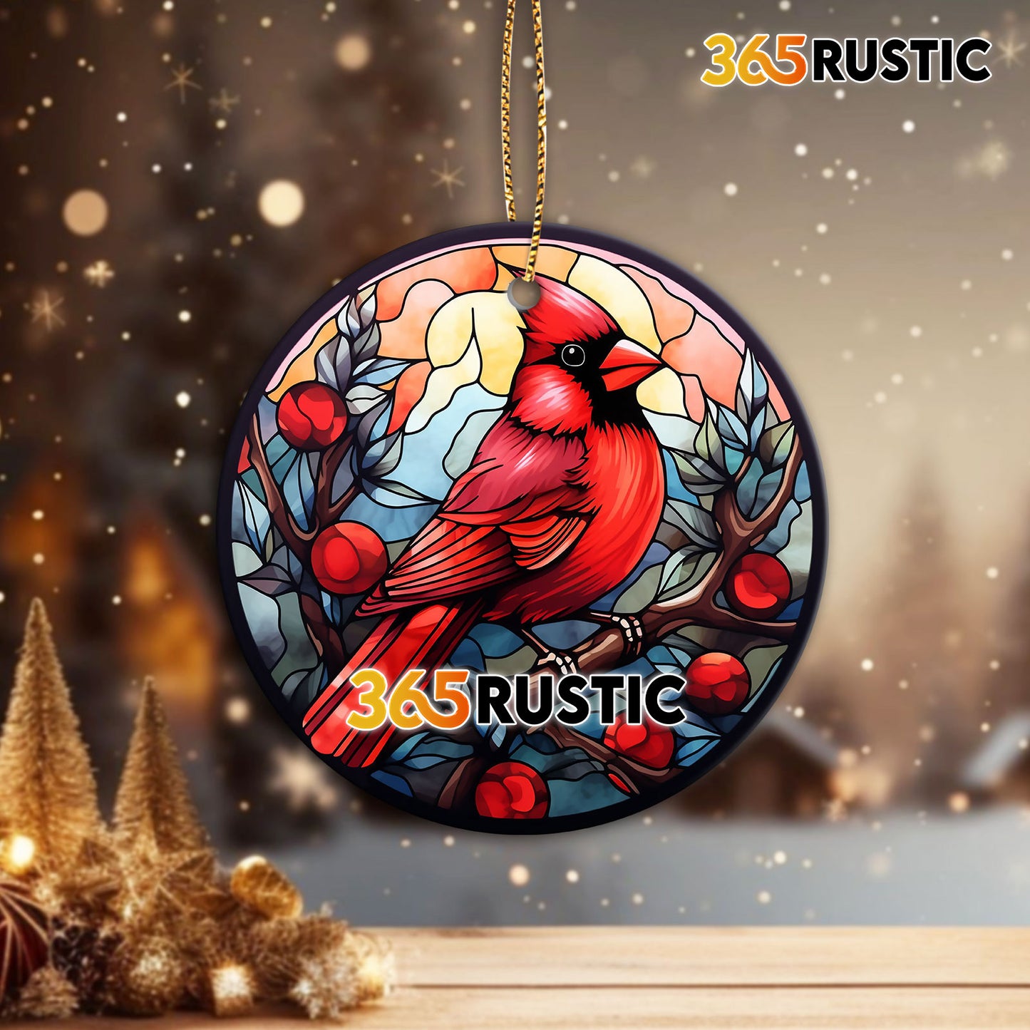 Christmas - Beautiful Bird Christmas Decoration - Personalized Ceramic Ornament