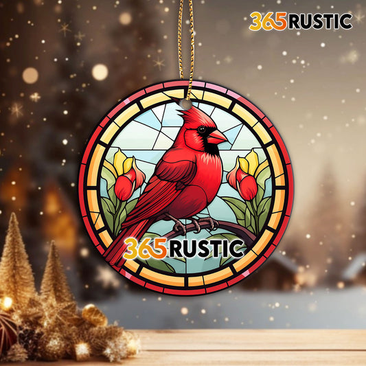 Christmas - Beautiful Bird Christmas Decoration - Personalized Ceramic Ornament Ver2