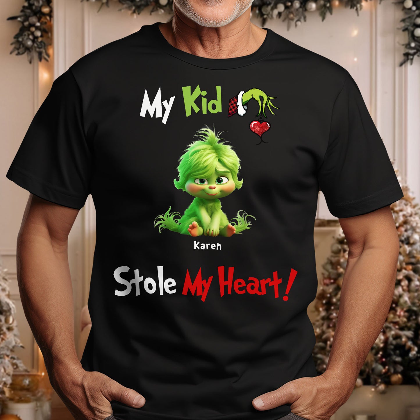 Family - My Grandkids Stole My Heart - Personalized Shirt