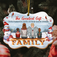 Family - The Greatest Gift Our Parents Gave Us Was Each Other - Personalized Medallion Wooden Ornament