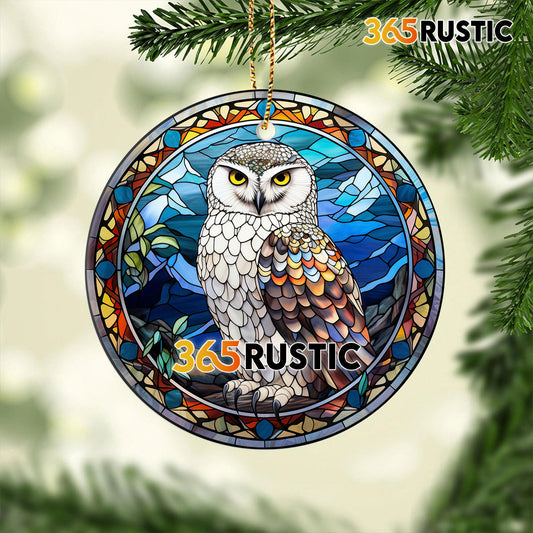 Christmas - Beautiful Bird Decoration - Personalized Ceramic Ornament Ver 3