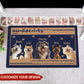 Pet Lover - Audacity (Noun), Not Calling Or Texting Before Stopping By - Personalized Pet Doormat