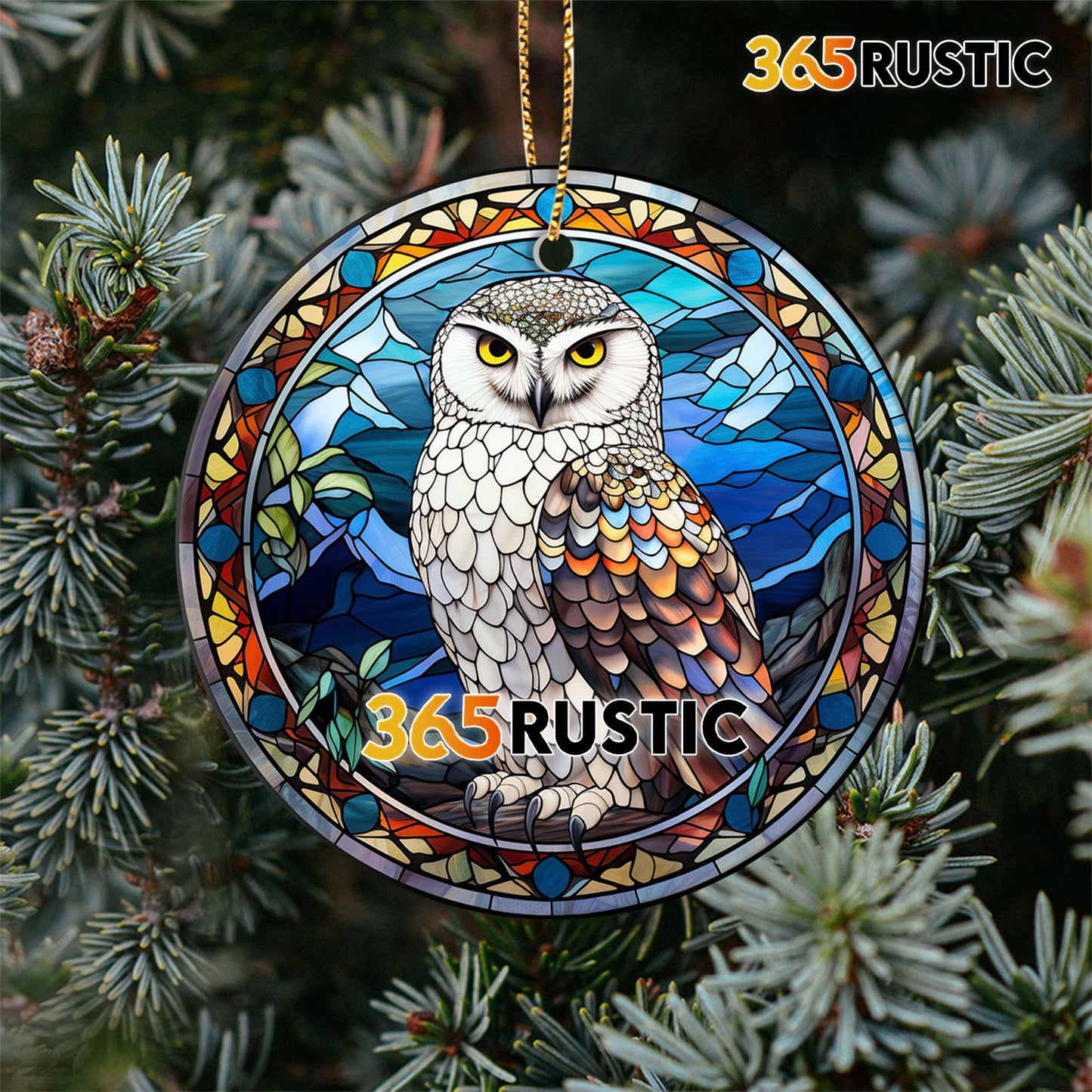 Christmas - Beautiful Bird Decoration - Personalized Ceramic Ornament Ver 3