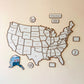 Travel Lovers - United States Travel Map - Personalized Travel Map