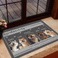 Pet Lover - Audacity (Noun), Not Calling Or Texting Before Stopping By - Personalized Pet Doormat