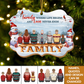 Family - The Greatest Gift Our Parents Gave Us Was Each Other - Personalized Medallion Wooden Ornament