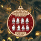 Friend - Ghost Friends Funny Christmas - Personalized Circle 2-Layered Wooden Ornament