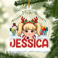 Family - Kids Custom Christmas Names - Personalized Acrylic Ornament