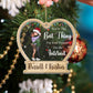 Couple - My Favorite Place In All The World Is Next To You - Personalized 2 - Layered Mix Ornament