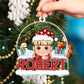 Family - Kids Custom Christmas Names - Personalized Acrylic Ornament