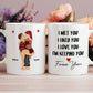 Couple - I Met You I Like You I Love You Keeping You - Personalized Mug Ceramic