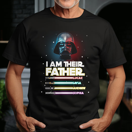 Father - I Am Their Father - Personalized Shirt
