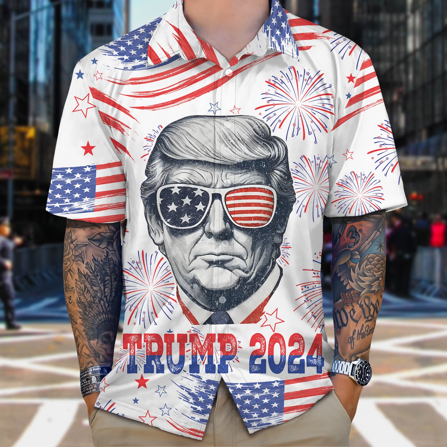 Independence Day - Merica - Personalized Hawaii Shirt