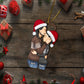 Christmas -  Couple Side View I Choose You - Personalized 2-Side Wooden Ornament