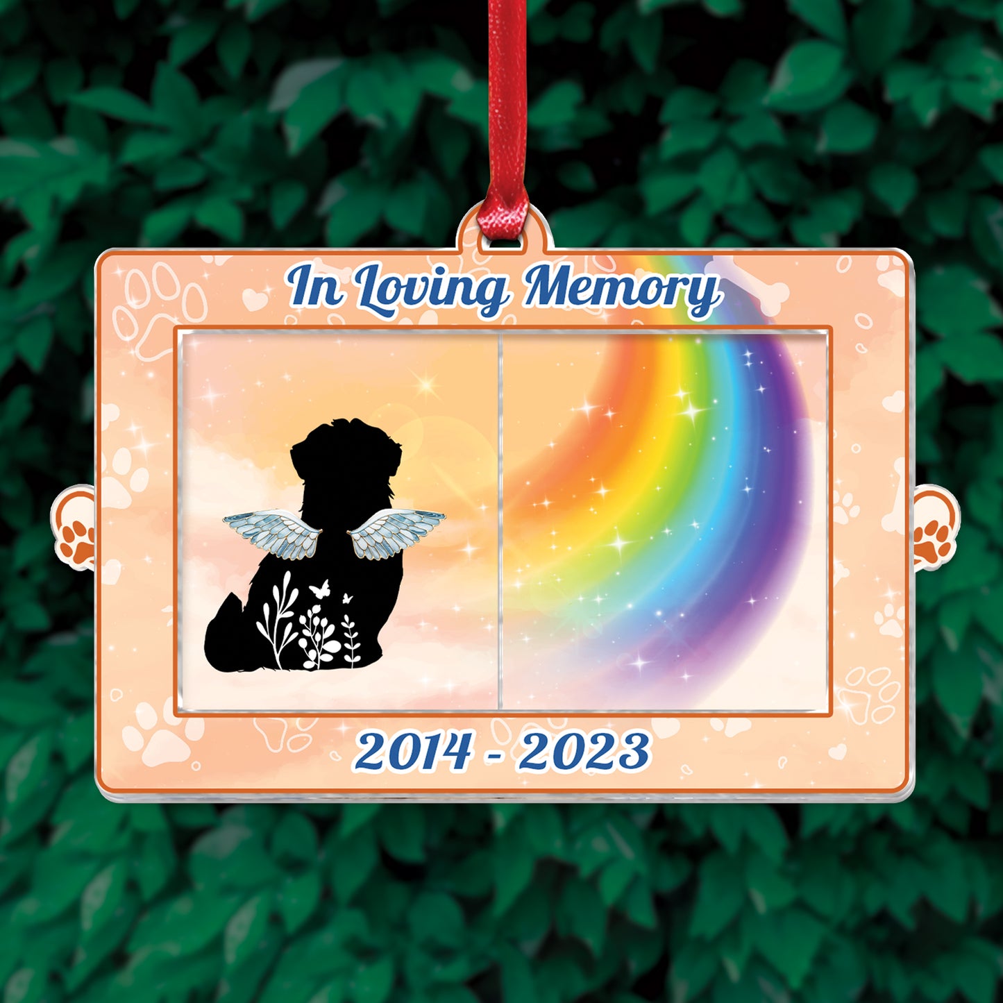 Pet Lover - In Loving Memory - Personalized Acrylic Slider Card