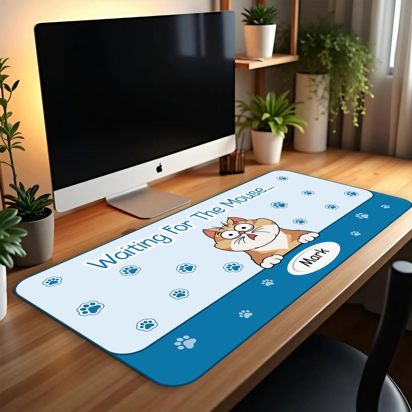 Pet Lover - Where's The Mouse? - Personalized Mouse Pad