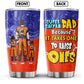 Father - Super Saiyan Dad Because It Takes One To Raise Ones - Personalized Tumbler