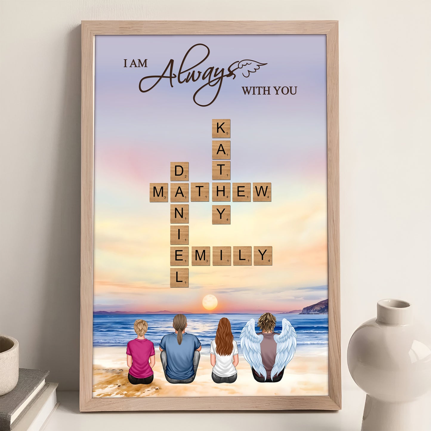 Family - I Am Always With You - Personalized Poster