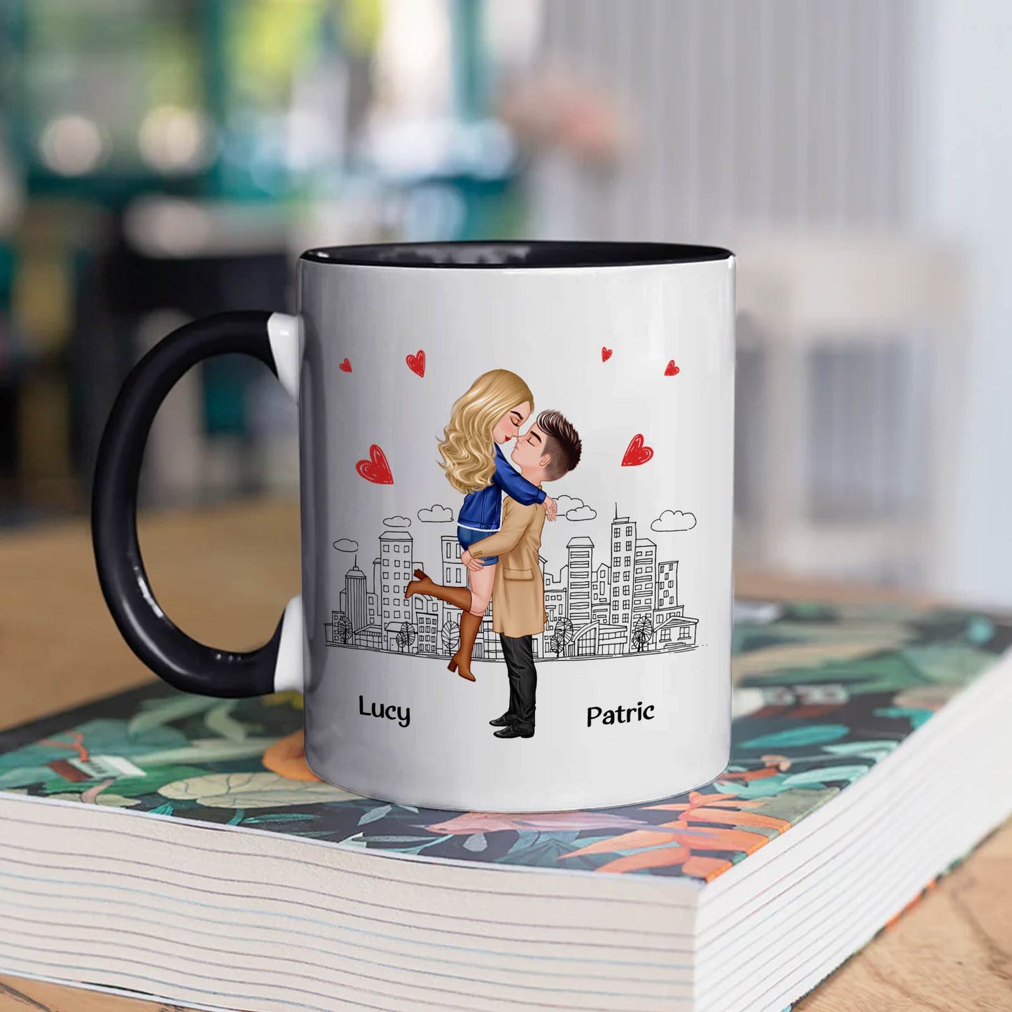 Couple - You're An Idiot - Personalized Accent Mug