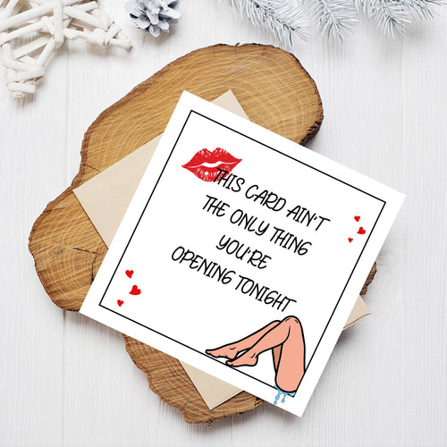 Gift Card 2 - This Card Ain't The Only Thing Your're Opening Tonight