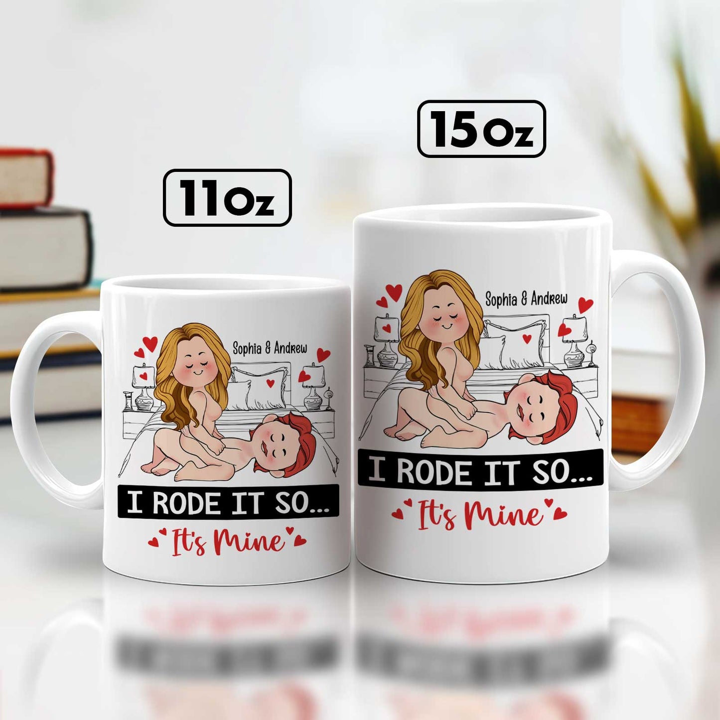 Couple - I Rode It So It's Mine - Personalized Mug