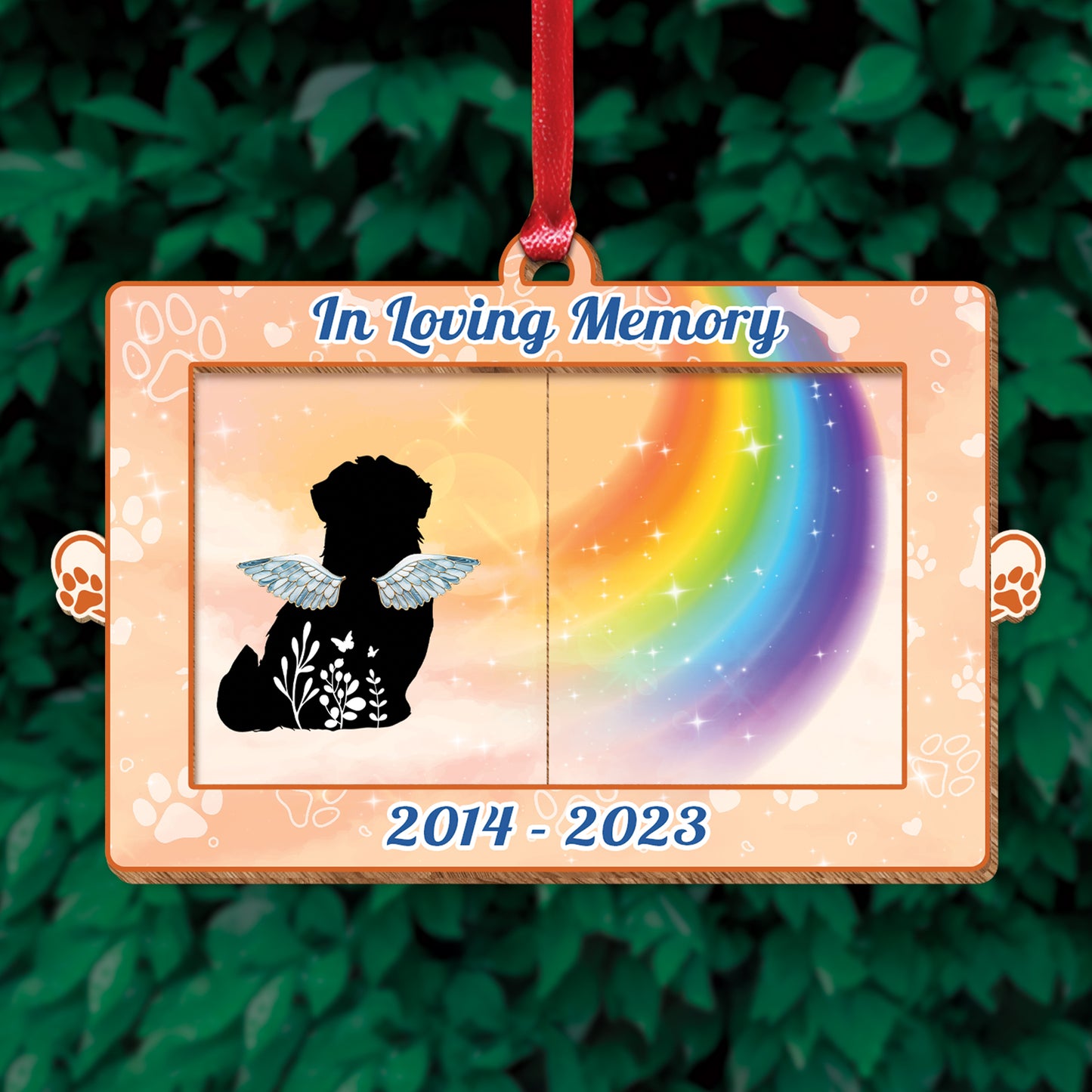 Pet Lover - In Loving Memory - Personalized Wooden Slider Card