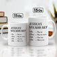 Couple - Your Love Vocabulary - Personalized Mug