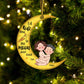 Couple - I'd Ride You To The Moon & Back - Personalized Acrylic Ornament