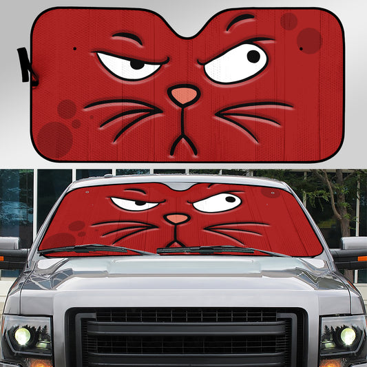 Pet lover - Funny Cat Emotion - Personalized Sunshade