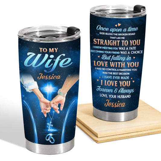 Couple - Once Upon A Time - Personalized Tumbler