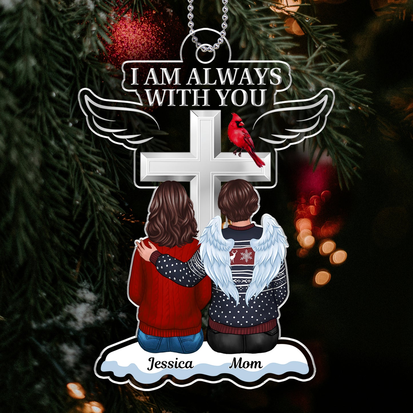 Couple - Always With You - Personalized Acrylic Ornament