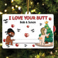 Couple - I Love Your Butt - Personalized Acrylic Slider Card