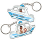 Couple - Love Journey Of Ours - Personalized Boat Shaking Keychain