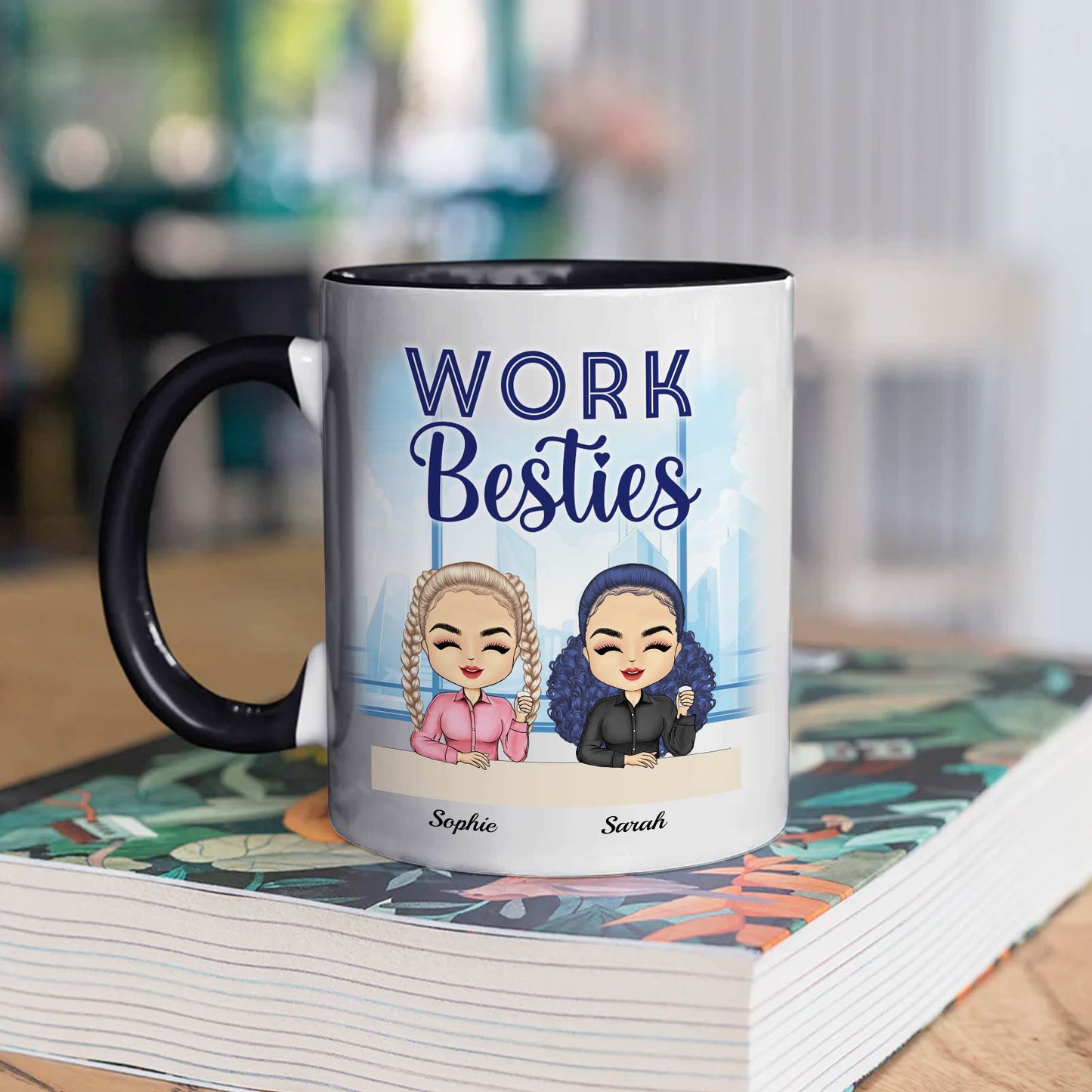 Co-worker - Because We Refuse To Be The Team That Sucks - Personalized Accent Mug