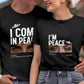 Couple - I'm Peace - Personalized T-shirt