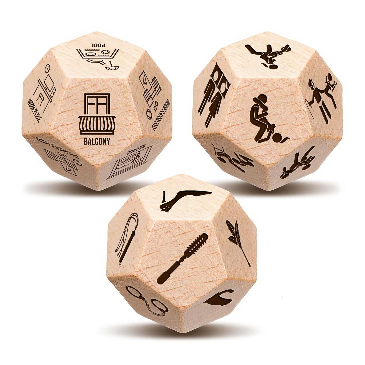 Couple - Naughty Nights - Personalized Dice