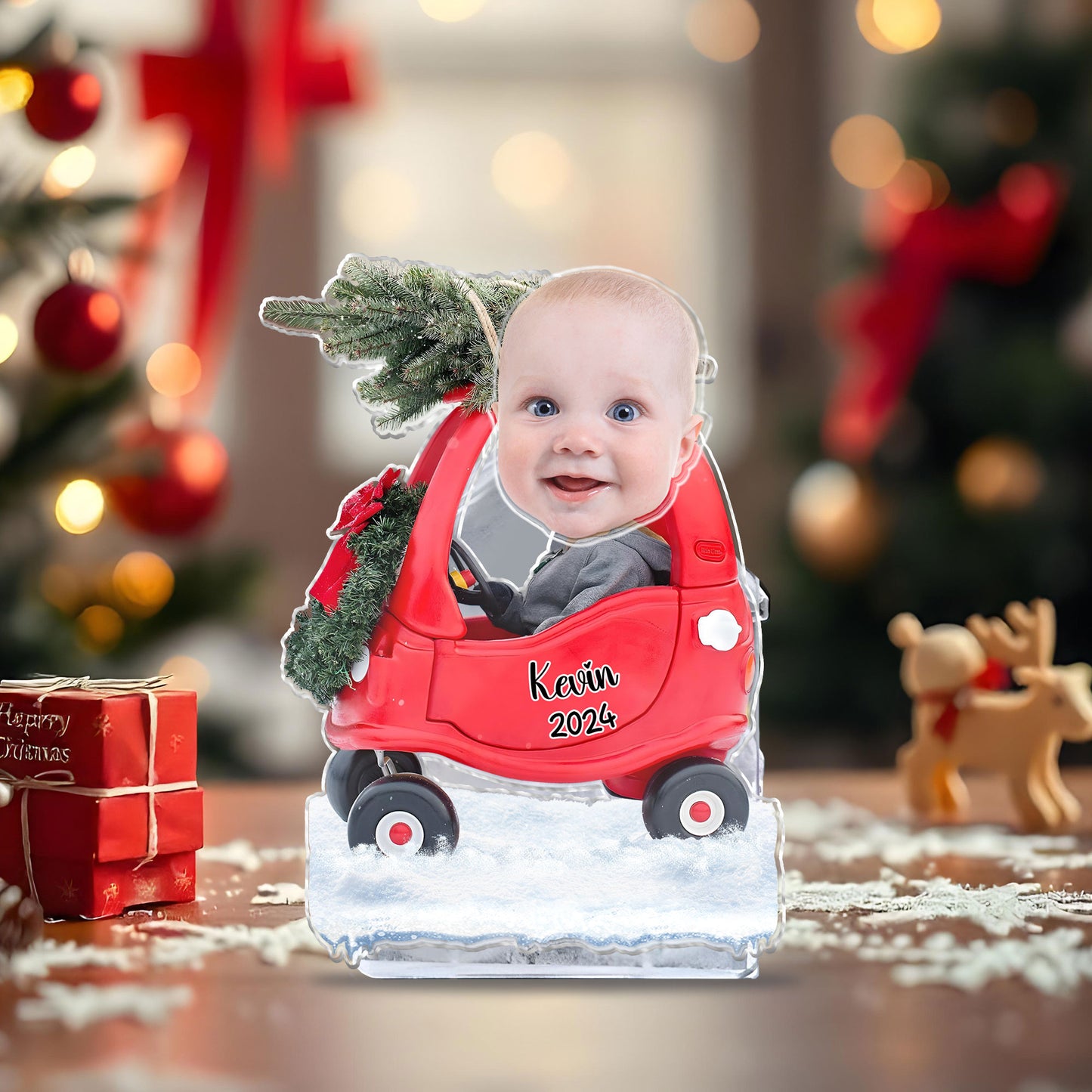 Family - Baby Shaking Head - Personalized Photo Shaking Head Standee