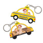 Couple - Love Journey Of Ours - Personalized Taxi Shaking Keychain