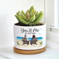 Couple - You & Me We Got This - Personalized Plant Pot