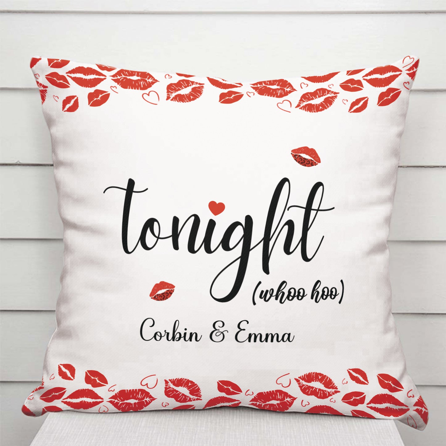 Couple - Tonight/Not Tonight - Personalized Pillow