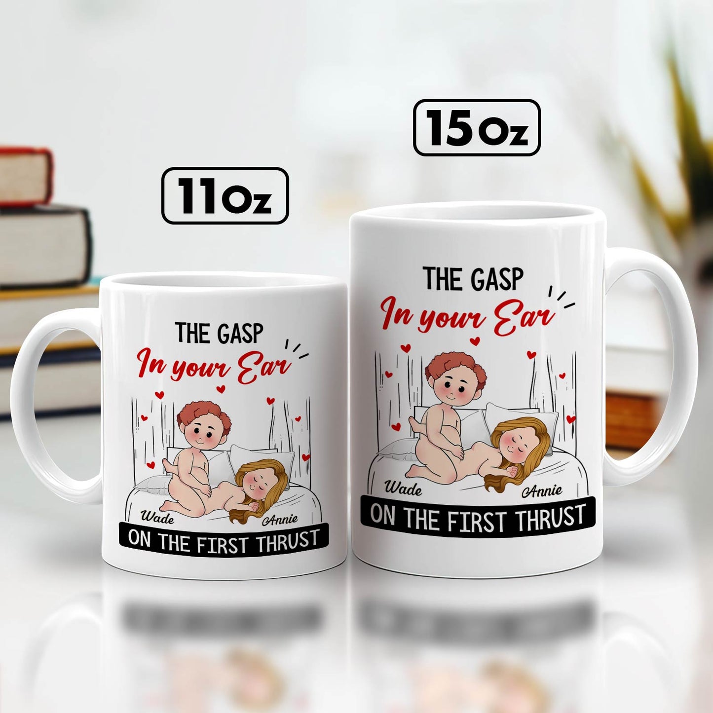 Couple - First Thrust - Personalized Mug